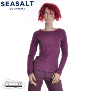 W7.84 Seasalt Cornwall EASEL TOP GRAPE