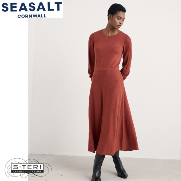 W7.83 Seasalt Cornwall HERRING GULL DRESS BURGUNDY - Afbeelding 4