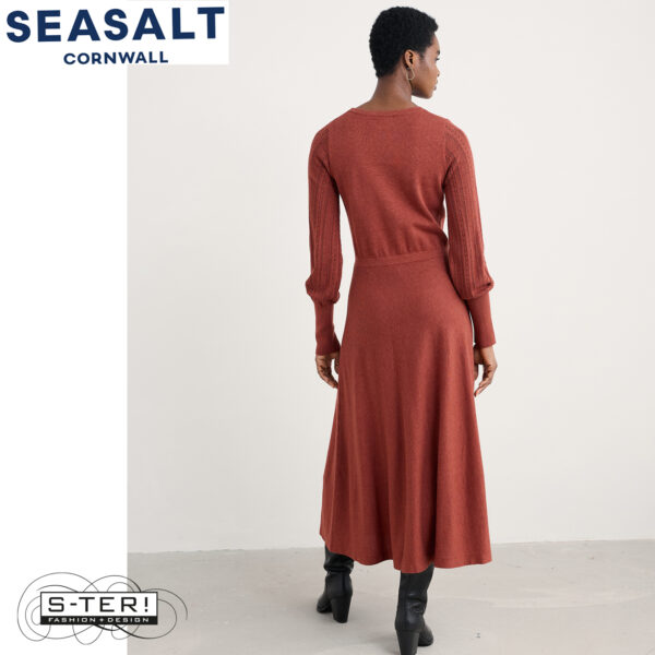 W7.83 Seasalt Cornwall HERRING GULL DRESS BURGUNDY - Afbeelding 5