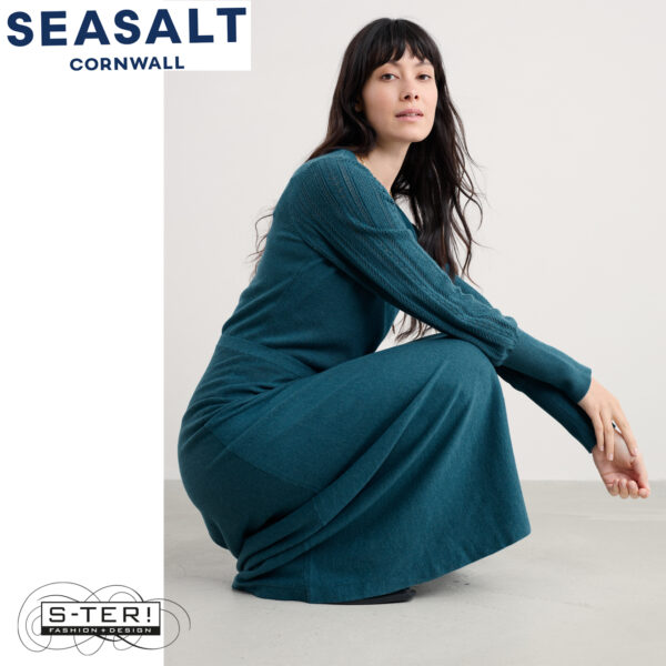 W7.82 Seasalt Cornwall HERRING GULL DRESS DARK EDEN - Afbeelding 4
