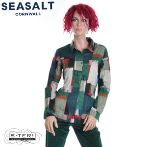 W7.78 Seasalt Cornwall Larissa Shirt AERIAL FIELD COPPICE