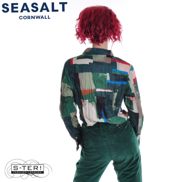 W7.78 Seasalt Cornwall Larissa Shirt AERIAL FIELD COPPICE - Afbeelding 6