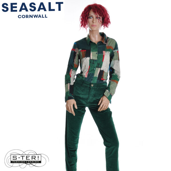 W7.78 Seasalt Cornwall Larissa Shirt AERIAL FIELD COPPICE - Afbeelding 7