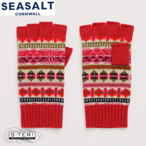 W7.103 Seasalt Cornwall MABYN MITTENS MITTENS SCILLIAN ARAN MULTI