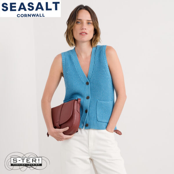 W7.1 Seasalt Cornwall SWANPOOL VEST LAGOON - Afbeelding 4