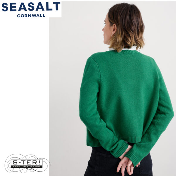 W7.80 Seasalt Cornwall TERN TIDE CARDIGAN GLADE - Afbeelding 4