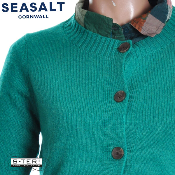 W7.80 Seasalt Cornwall TERN TIDE CARDIGAN GLADE - Afbeelding 8