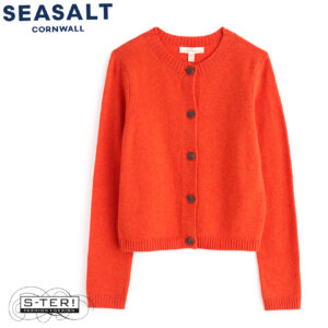 W7.4 Seasalt Cornwall TERN TIDE CARDIGAN MANDARIN
