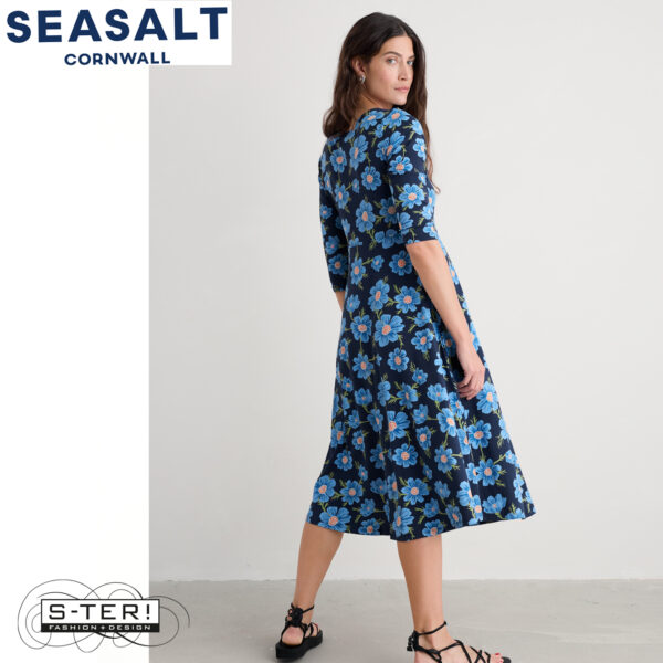W7.3 Seasalt Cornwall VERONICA DRESS CLIMBING COSMOS LAGOON - Afbeelding 5