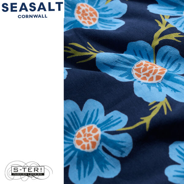 W7.3 Seasalt Cornwall VERONICA DRESS CLIMBING COSMOS LAGOON - Afbeelding 3