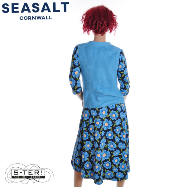 W7.3 Seasalt Cornwall VERONICA DRESS CLIMBING COSMOS LAGOON - Afbeelding 9