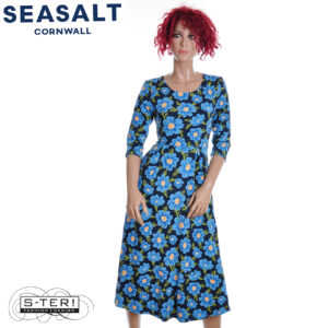 W7.3 Seasalt Cornwall VERONICA DRESS CLIMBING COSMOS LAGOON