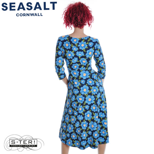 W7.3 Seasalt Cornwall VERONICA DRESS CLIMBING COSMOS LAGOON - Afbeelding 7