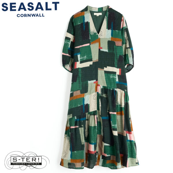 W7.79 Seasalt Cornwall WINDBLOWN DRESS AERIAL FIELD COPPICE - Afbeelding 6