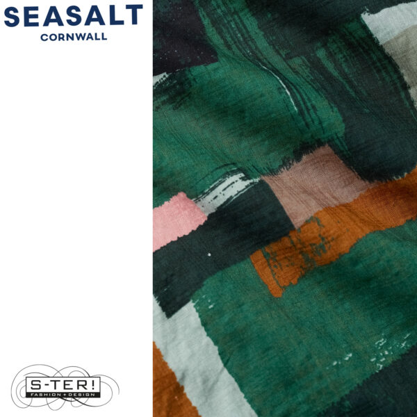 W7.79 Seasalt Cornwall WINDBLOWN DRESS AERIAL FIELD COPPICE - Afbeelding 5