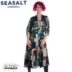 W7.79 Seasalt Cornwall WINDBLOWN DRESS AERIAL FIELD COPPICE
