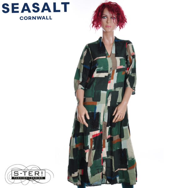 W7.79 Seasalt Cornwall WINDBLOWN DRESS AERIAL FIELD COPPICE - Afbeelding 9