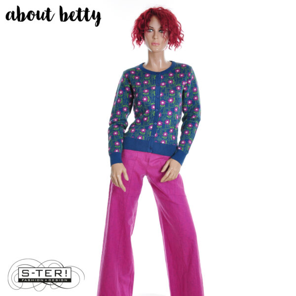 W40.5 ABOUT BETTY K5013 CARDIGAN WALL FLOWER - Afbeelding 5
