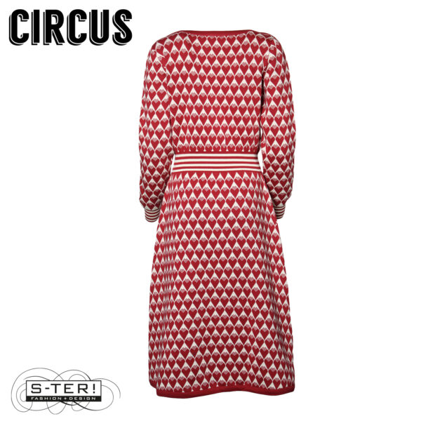 W37.33 Circus CKD201 KNITTED DRESS HEARTS - Afbeelding 3