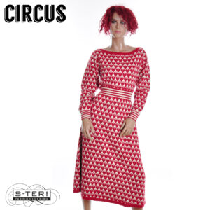 W37.33 Circus CKD201 KNITTED DRESS HEARTS