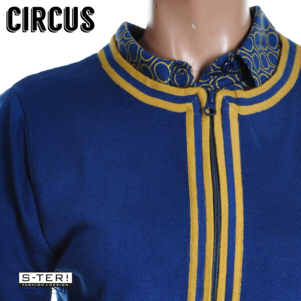 W37.31 Circus CK170 CARDIGAN NAVY WITH BRONZE - Afbeelding 5