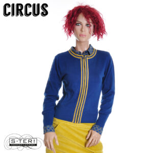 W37.31 Circus CK170 CARDIGAN NAVY WITH BRONZE