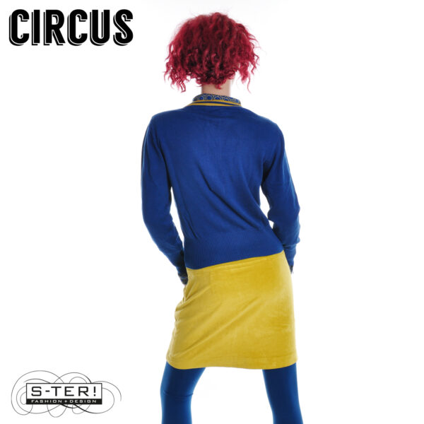 W37.31 Circus CK170 CARDIGAN NAVY WITH BRONZE - Afbeelding 4