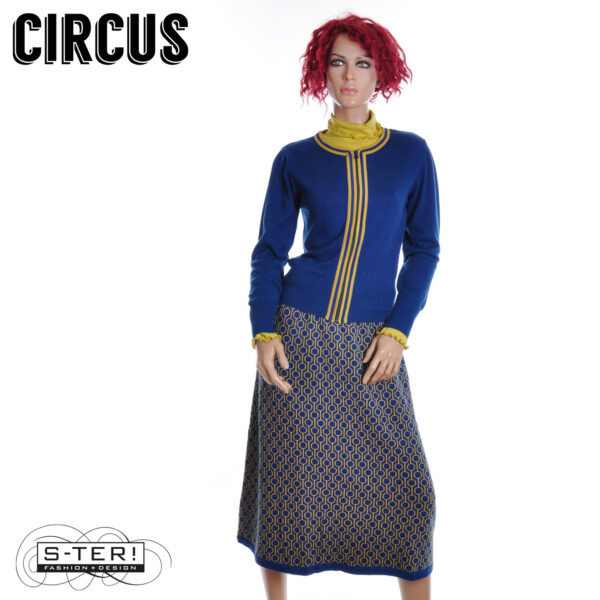 W37.34 Circus CKD201 KNITTED DRESS TRELLIS - Afbeelding 6