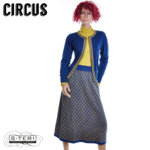 W37.35 Circus CKS197 KNITTED SKIRT TRELLIS