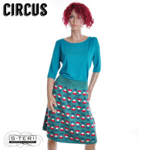 W37.36 Circus CKS213 KNITTED SKIRT FROMAGE