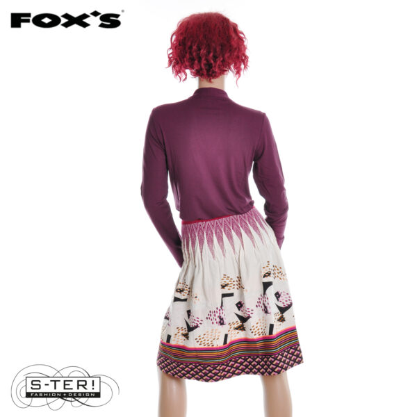 W4.3 FOX'S  CYKA SHIRT C14702/C AUBERGINE - Afbeelding 3