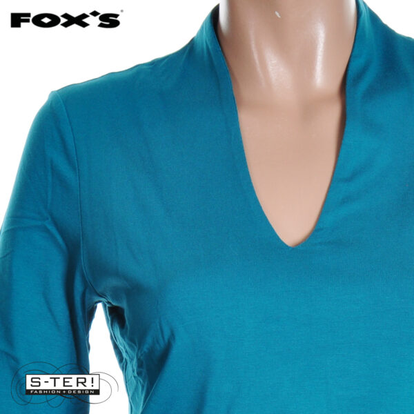 W4.4 FOX'S  CYKA SHIRT C14702/C PETROL - Afbeelding 3