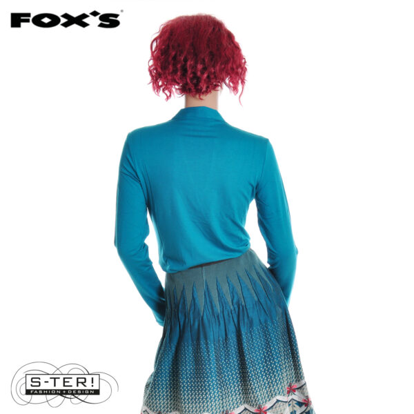 W4.4 FOX'S  CYKA SHIRT C14702/C PETROL - Afbeelding 2
