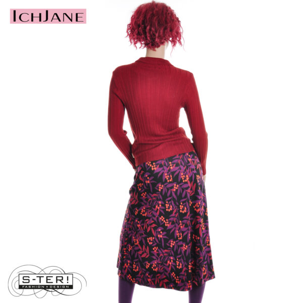 W10.12 Ich Jane EMMA SKIRT BERRIES ORANGE - Afbeelding 5