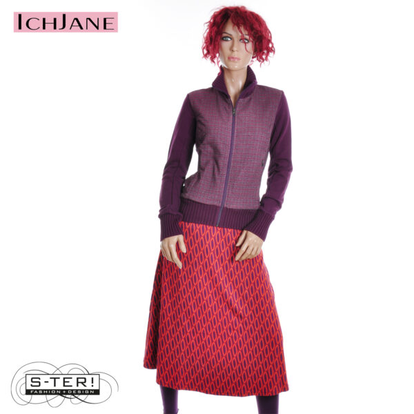 W10.13 Ich Jane EMMA SKIRT FISHNET ORANGE - Afbeelding 6