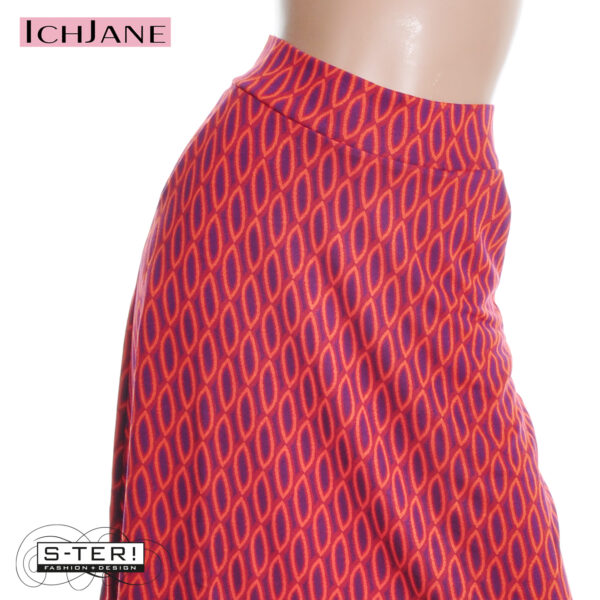 W10.13 Ich Jane EMMA SKIRT FISHNET ORANGE - Afbeelding 5