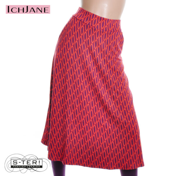 W10.13 Ich Jane EMMA SKIRT FISHNET ORANGE - Afbeelding 4