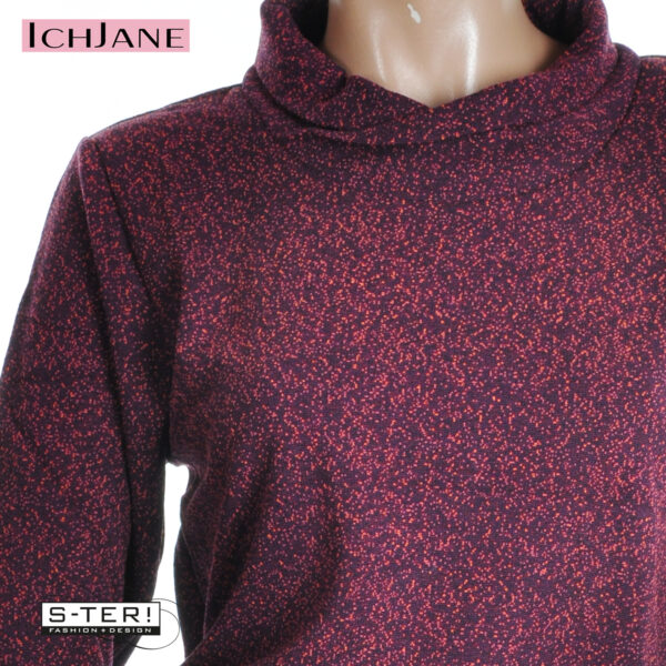W10.14 Ich Jane SWEATER CHRIS MELANGE ORANGE - Afbeelding 4