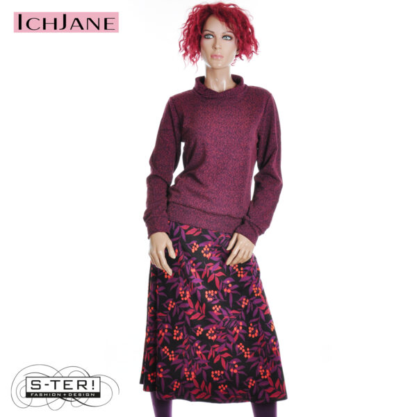 W10.14 Ich Jane SWEATER CHRIS MELANGE ORANGE - Afbeelding 5