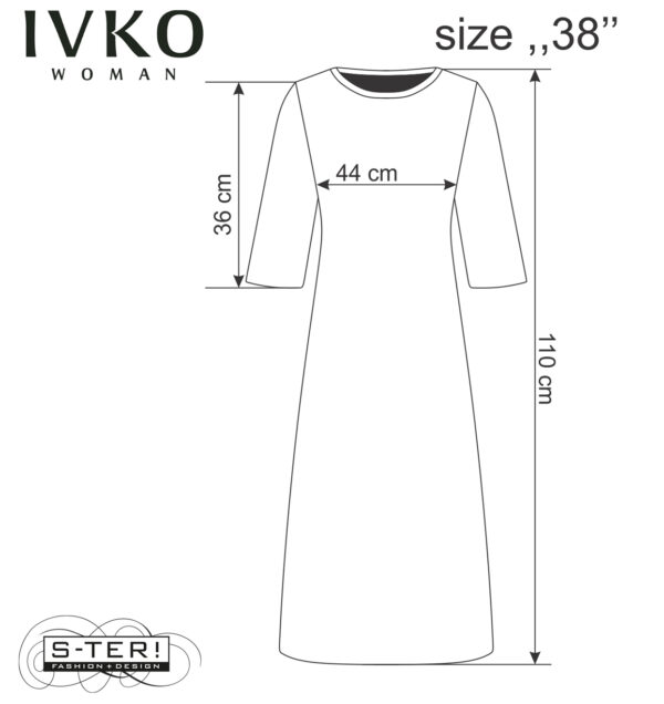 W8.13 IVKO JACQUARD DRESS kilim pattern SALVIA 252641.096 - Afbeelding 5