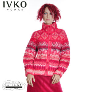 W8.9 IVKO jacquard rollneck jacket RE-DANDY PATTERN CORAL 252605.044