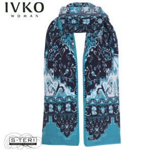 W8.14 IVKO SCARF KILIM PATTERN MARINE 252681.039