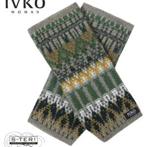 W8.16 IVKO WRIST WARMERS RE-DANDY PATTERN SALVIA 252686.096