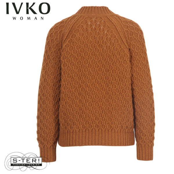 W8.10 IVKO ZIP JACKET RE-DANDY PATTERN almond 252610.020 - Afbeelding 3