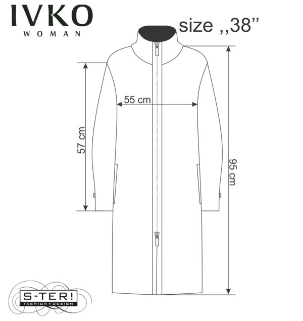 W8.8 IVKO ZIP JACKET RE-DANDY PATTERN SALVIA 252602.096 - Afbeelding 4