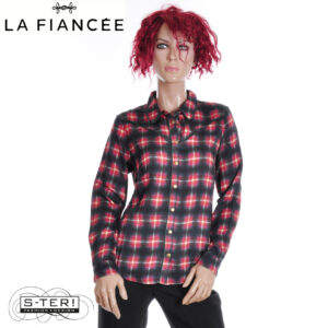 W17.1 La Fiancee PONY SHIRT CHECK HFCP2542