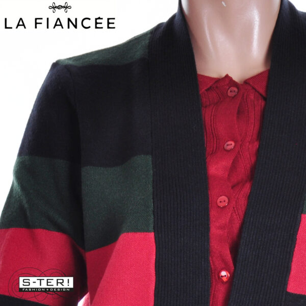 W17.2 La Fiancee SACHEON CARDIGAN RAYURE HFCGS2559 - Afbeelding 3