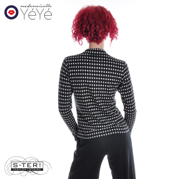 W13.24 Mademoiselle Yéyé REVIVAL DELIGHT TURTLENECK SKY G52216 - Afbeelding 4