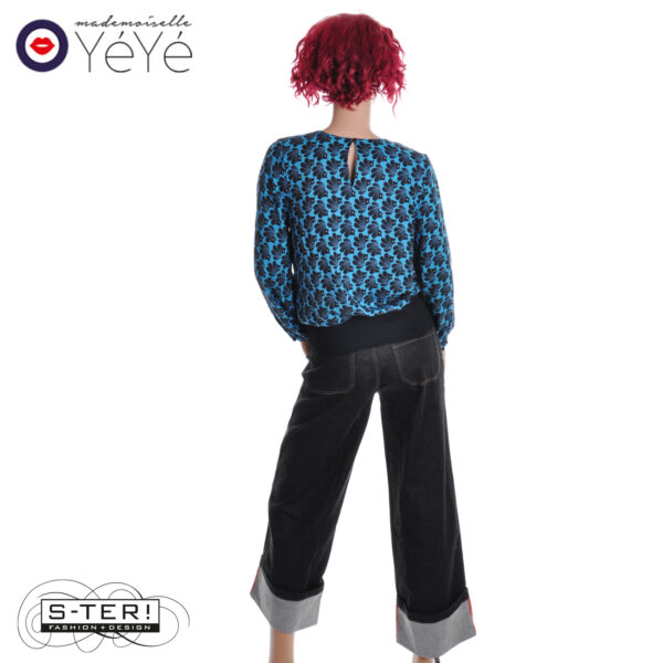 W13.22 Mademoiselle Yéyé DOWNTOWN GIRL TROUSERS  BLACK 52500 - Afbeelding 7