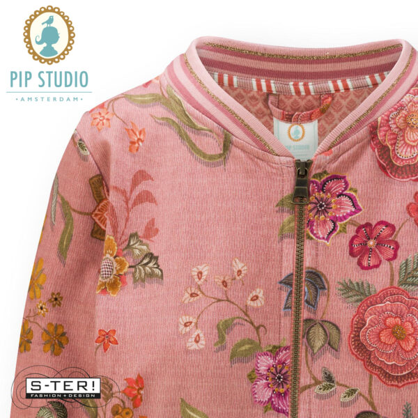 W25.3 pip studio NICOS JACKET COCO FLOWER CORAL - Afbeelding 4